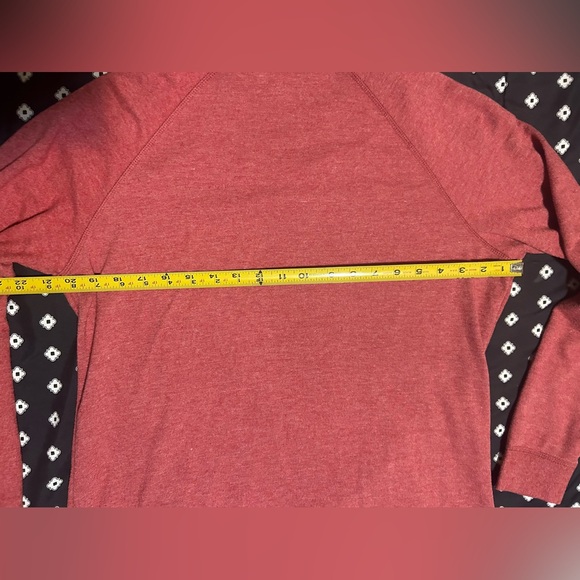 Davina red soft long sleeve sweater w/ pockets-size l - Picture 5 of 11